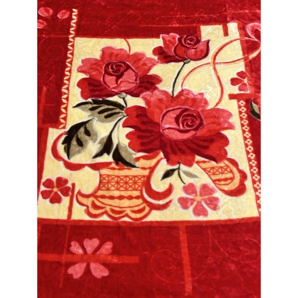 Royal Spain Other - Vintage Royal Spain-style heavy plush Raschel mink Faux Fur Blanket 76"x88.5"